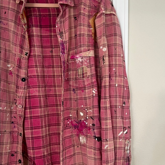 Magnolia Pearl Boyfriend Shirt in Cecile check - Picture 5 of 9